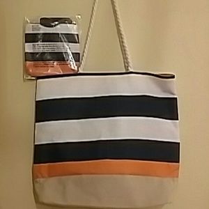 Tote bag and clutch pouch